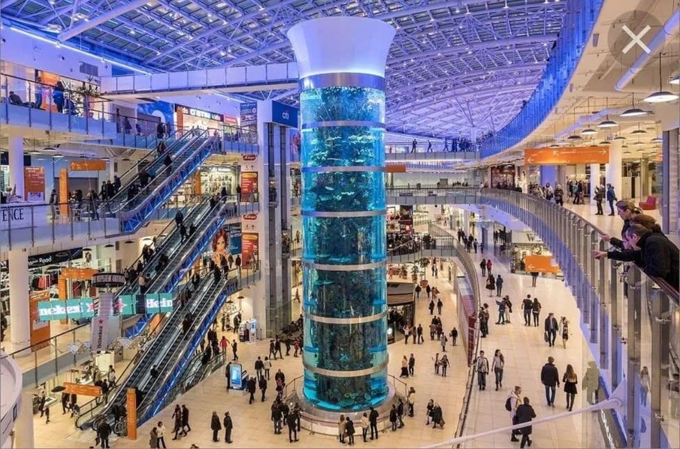 Здания — Установка бронирующей пленки, Ходынский бул., 4, Москва, ТЦ АВИАПАРК — тонировка окон плёнкой SAFETY 4 mil (112 мкм) бронирующая пленка  класс защиты СМ2 в Москве
