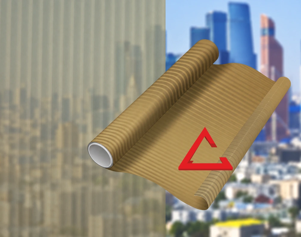 декоративная плёнка бронзовый MATTE BLINDS BRONZE — тонировка окон квартир, домов и зданий в Москве