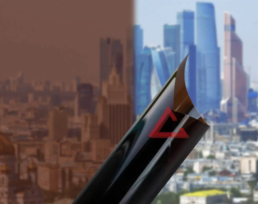 солнцезащитная плёнка бронзовый BRONZE 35 бронза — тонировка окон квартир, домов и зданий в Москве